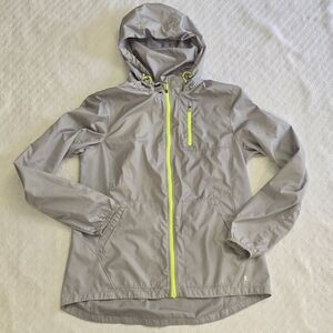 Danskin Women's Gray Utility Jacket with Neon Accents